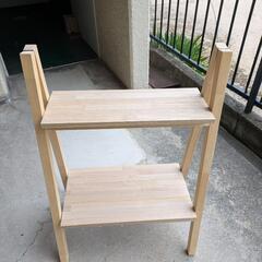 折り畳み式2段フラワースタンド　未塗装