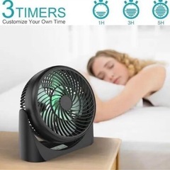 扇風機 デスクトップファン サーキュレーター 光る  リモコン付き 　卸ます　転売　アマゾン引き上げ商品　倒産品　仕入れ 副業　卸ます　転売　アマゾン引き上げ商品　卸し　問屋　倒産品　転売OK　ネット商材　アマゾン　商品　景品　コンペ　二次会　ビンゴの画像