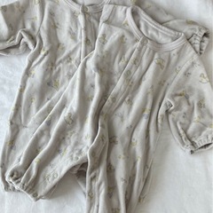 ベビー冬服２枚　60  　古着