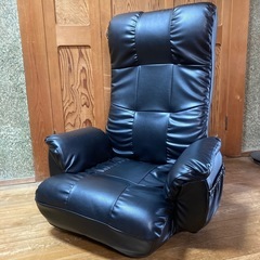 【お取引先決定】【美品】ニトリ　肘付き回転コイル座椅子ジャック　...