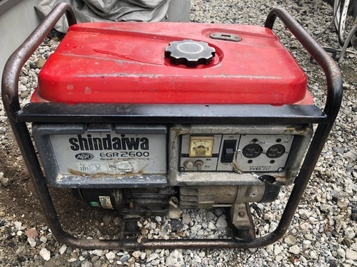 動画有り 発電機　26A  新ダイワ　EGR2600