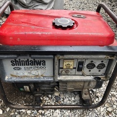 動画有り 発電機　26A  新ダイワ　EGR2600 