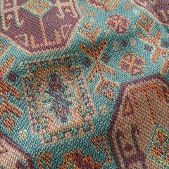 【お話し中】ジャガード生地　アンティークの画像