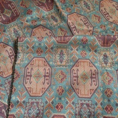 【お話し中】ジャガード生地　アンティークの画像