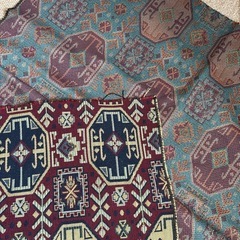 【お話し中】ジャガード生地　アンティークの画像