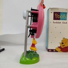 【値下げ！】Disney ディズニー くまのプーさん 振り子時計 未使用 個人保管品 POOH pendulim clockの画像