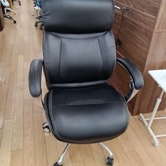 ★ジモティ割あり★  オフィスチェア ブラック H110～120...