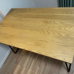 無印 木製折りたたみテーブル 幅120cm