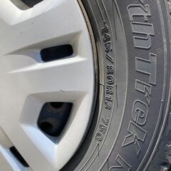 中古タイヤ　145　80R　13　１本だけ　軽自動車用