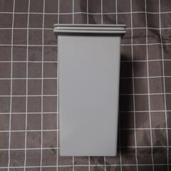 【受渡し者決定】無印良品 ポリプロピレン ゴミ箱 ミニ 蓋&袋止めワイヤー付 21.5×11×20 コンパクト収納の画像
