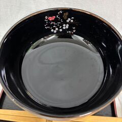 未使用　丼ぶり・はし・お盆 ５客セットをお安くお譲りいたします♪の画像