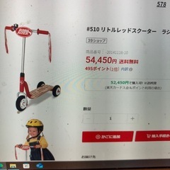 ラジオ　フライヤ一　リトルレッド　スク一タ一の画像