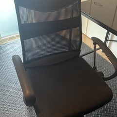 机と椅子の画像