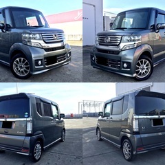 ★緊急投稿！★やっぱコレ！★ホンダ★N-BOX★カスタム★4WD！★ホワイト／イエロー2色切替式LEDフォグランプ付！★車検2年付！★横滑り防止装置！★ナビ！★テレビ！★前後ドラレコ！★両側パワースライドドア！★エンジンスターター！★クレジット、ローン可能！★全国激安陸送可能！★の画像