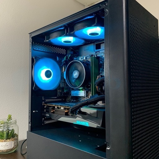 モンハン非常に快適判定！新品グラボ搭載ゲーミングPC！ RX7600 SSD