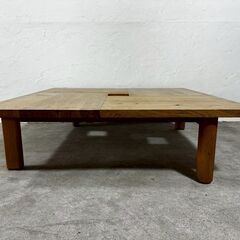 『HIDA』飛騨産業 森のことば 正方形フロアテーブル センターテーブル リビングテーブル ローテーブル テーブル 定価約23万 RWcen28の画像