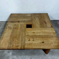 『HIDA』飛騨産業 森のことば 正方形フロアテーブル センターテーブル リビングテーブル ローテーブル テーブル 定価約23万 RWcen28の画像