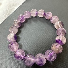 セイクリッドセブン11mm玉 
パワーストーンブレスレット 天然石 ブレス 極品 天然1点物の画像