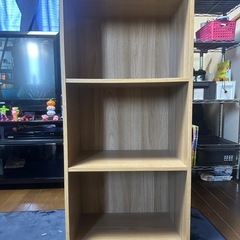 木製　3段棚