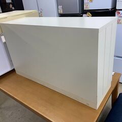 【リサイクルショップどりーむ荒田】 No.3142 棚 幅115cm×奥行36cm×高さ67.5㎝ インテリア 家具 ラック の画像