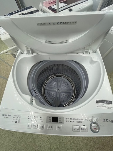 SHARP 洗濯機 18年製 6kg TJ11957