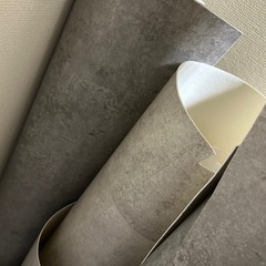 クッションフロア 床材 約6帖分　グレー系 モルタル柄の画像