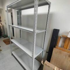 軽中量ラック 耐荷重200kgタイプ 4段 幅 1200mm 奥行450mm 高さ 1800mm 倉庫 ガレージ 棚 収納棚 収納ラック 東京都港区 直接引き取りのみの画像