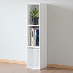 【美品】山善(YAMAZEN) 棚 本棚 カラーボックス A4フ...