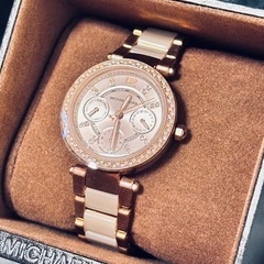 新品未使用！腕時計マイケルコース MICHAELKORS パーカーミニ MK6110 レディース上品エレガントピンクゴールドの画像