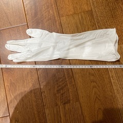 使い捨て手袋 ニトリルロング40 Lサイズ 50枚入りの画像