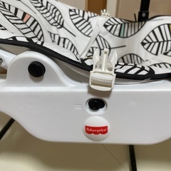 配送不可、現地引取のみ、リユース品】バウンサー フィッシャープライス リーフ柄 ホワイトの画像