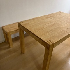 【取引決定済】ダイニングテーブル　ベンチ　セット