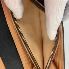 新品レザー ヌメ革 長財布の画像