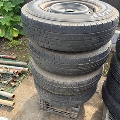 ハイエース 純正ホイール   鉄チン 
