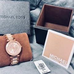 新品未使用！腕時計マイケルコース MICHAELKORS パーカーミニ MK6110 レディース上品エレガントピンクゴールドの画像