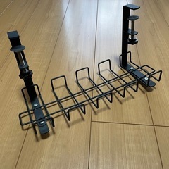 ケーブルトレー デスク下 配線隠し 穴あけ不要 収納の画像