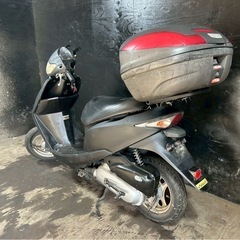 ★支払総額3.8万円★激安車、バイク専門店！！ 野田納車可能です！ ホンダ 62ディオ マッド AF62 人気のディオシリーズ！ リアボックス付き！ 4スト、集中キー！　の画像