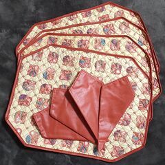 ナラヤ　ランチョンマット４セット　象柄