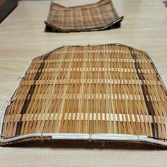 竹製平ざる 2個の画像
