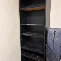 (処分間近)本棚、黒