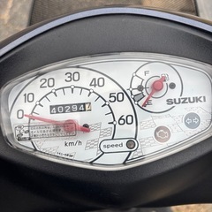 原付バイク50cc スズキ　アドレスV50の画像