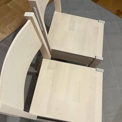 椅子二脚の画像