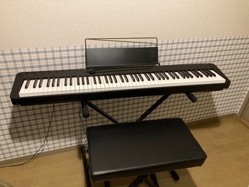 電子ピアノ　CASIO PX-S1100  椅子、フットペダル、電源コネクタ付き