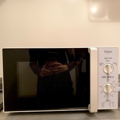 【ハイパワー700W！】Haier 電子レンジ （清掃済）の画像