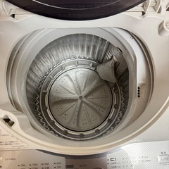 【無料お譲り】SHARPの全自動洗濯機（型番：ES-FG60J）6kgの画像