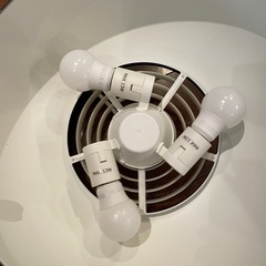 IKEA NYMÅNE ニーモーネ ペンダントランプ（チャコール）＋LED電球3個付【神戸市三宮 手渡し限定】の画像