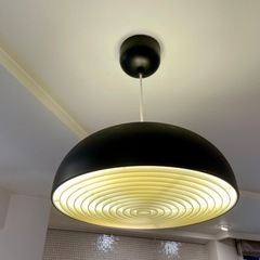 IKEA NYMÅNE ニーモーネ ペンダントランプ（チャコール...