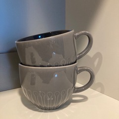 美品❗️IKEAスープ2セットグレーの画像
