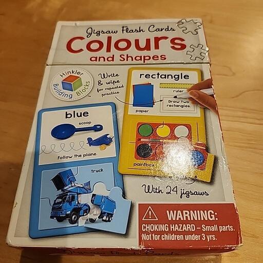 英語フラッシュカードColars and Shapes (あおむし) 尾山台の