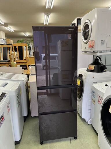 【リサイクルショップ ピカソ 小松原】?2021年製?Panasonic ノンフロン冷凍冷蔵庫 NR-C342GC-T?★6743★